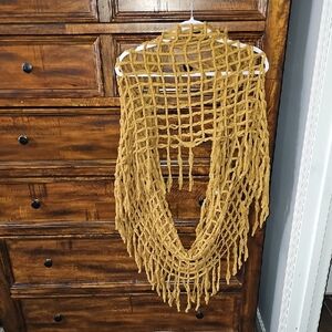 Infiniti Scarf In Mustard Yellow Color. Great Condition. Womens
